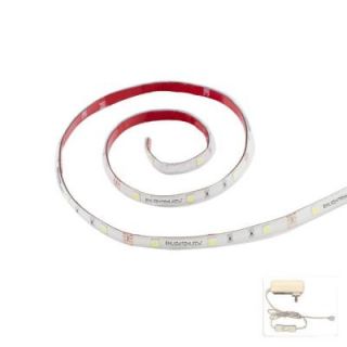 EnlightenLEDs 36 in. LED Ultra Cool White Flexible Linkable Strip and 2 Amp Power Supply Complete Kit 79738