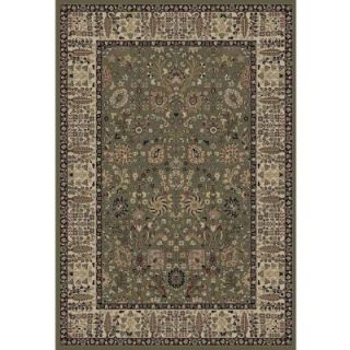Concord Global Trading Persian Classics Vase Green 5 ft. 3 in. x 7 ft. 7 in. Area Rug 20555