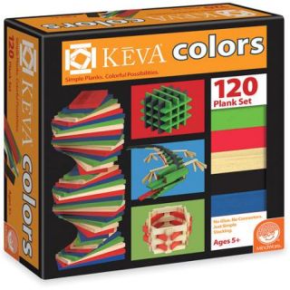 KEVA Colors, 120 Plank Set