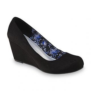 Bongo Womens Hagan Black Wedge   Wide Width Available   Clothing