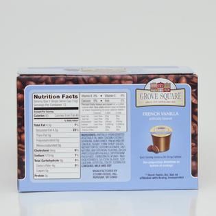 Grove Square  Cappuccino, French Vanilla, 12 cups [6.35 oz (180 g)]
