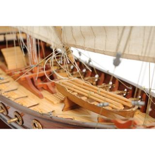 Old Modern Handicrafts Xebec Sailing Model Ship
