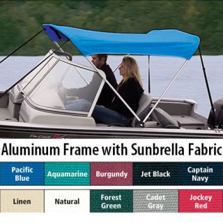 Shademate Sunbrella 2 Bow Bimini Top 56L x 42H 73 78 Wide 80128