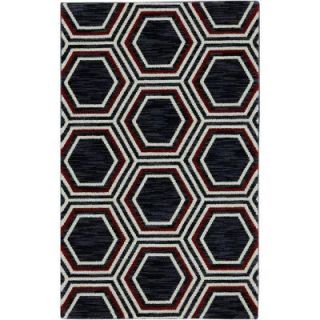 Karastan Honey Queen Black 2 ft. 11 in. x 4 ft. 8 in. Accent Rug 387402