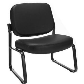 OFM Big and Tall Armless Vinyl Guest Chair