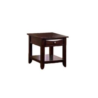 Furniture of America Baldwin Espresso End Table CM4265DK E