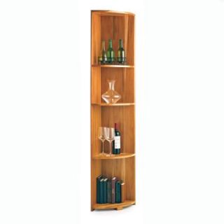 Wine Enthusiast N'FINITY 74 in. H x 19 in. W x 13 3/4 in. D Wine Rack Kit with Quarter Round Shelf 618 50 11