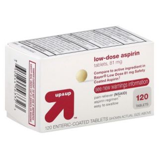 up & up™ Low Dose Aspirin Tablets   120 Count