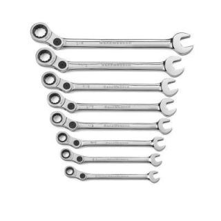 GearWrench Indexing Combination Ratcheting Wrench Set (8 Piece) 85498