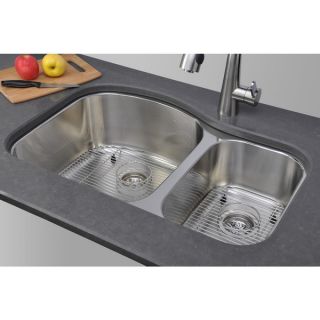 Wells Sinkware 17 gauge Deck/ 18 gauge Double Bowl Undermount