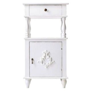 Home Decorators Collection Nanda 1 Drawer Nightstand in Gustaviano Wash 1652500410