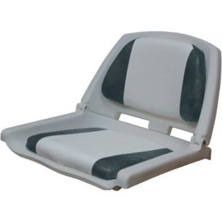 Wise Contour Molded Plastic Seat with Thick Embossed Vinyl Cushion Pads