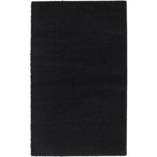 Garland Rug Southpointe Shag Black 5 Ft. x 7 Ft. Area Rug