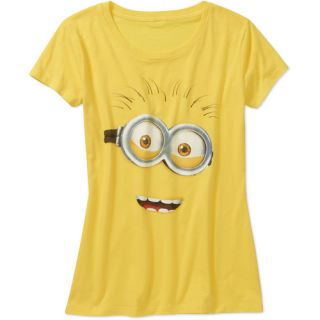 Juniors Despicable Me Oversized Grin Graphic Tee