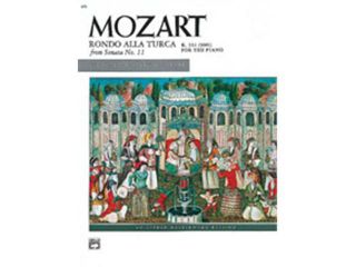 Alfred 00 873 Rondo alla Turca  from Sonata No. 11  K. 331 300i   Music Book