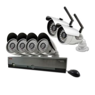 Revo 8 Channel 1 TB DVR Surveillance System with (2) Wireless Bullet Cameras and (4) Wired Bullet Cameras R84W2EB4E 1T