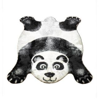 Walk On Me Panda Black Outdoor Area Rug