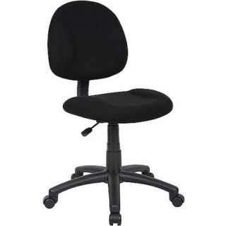 Boss Black Upholstered Task Chair