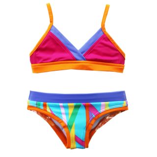 Azul Swimwear Womens Laser Tag Triangle Bikini Set