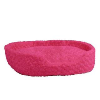 PAW Medium Pink Cuddle Round Plush Pet Bed 80 07 M P