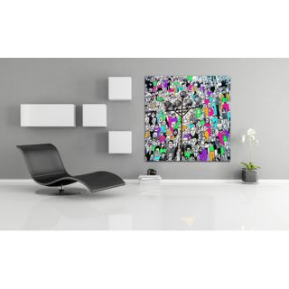 Colorful People Graphic Art on Canvas by Fluorescent Palace