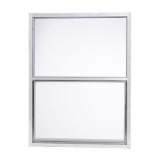 TAFCO WINDOWS 30 in. x 40 in. Mobile Home Single Hung Aluminum Window   White MHW3141 W