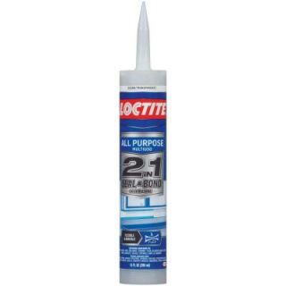 Loctite 10 fl. oz. Clear 2 in 1 Seal and Bond All Purpose Sealant (12 Pack) 1936462