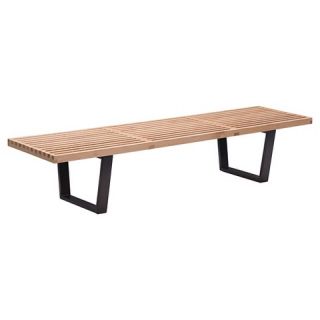 Zuo Heywood Triple Bench   Natural