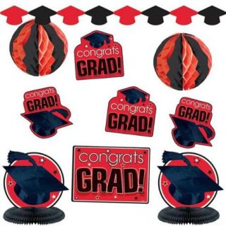 Graduation Red Decorating Kit (Each)