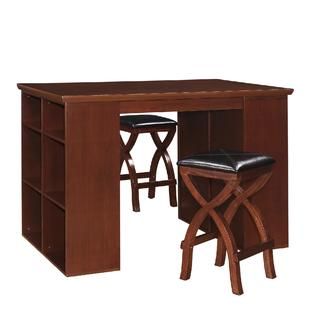 Oxford Creek  3 pc Counter height Table Set