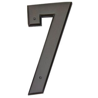 Atlas Homewares 5 1/2 in. Mission House Number 7   Oil Rubbed Bronze