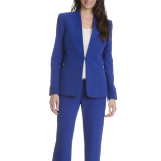 Tahari Arthur S. Levine Womens Blue 2 piece Pants Suit   18655449