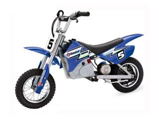 MX 350 Dirt Rocket Miniature Electric Motocross Bike In Blue