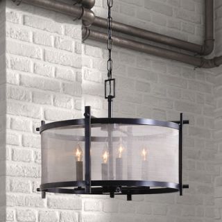 Gabbro 4 Light Drum Pendant by Zuo Era