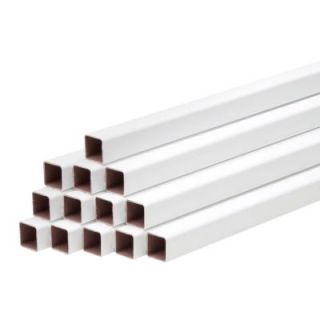 Marquee Railing 36 in. Composite White Square balusters for 6 ft. Section 31000025