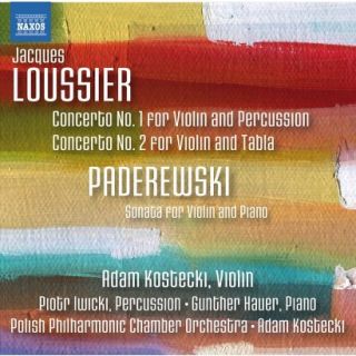 Jacques Loussier Violin Concertos Nos. 1 & 2; Paderewski Violin