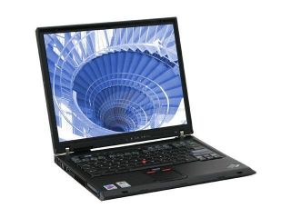 ThinkPad Laptop ThinkPad T42 Intel Pentium M 735 (1.70 GHz) 512 MB Memory 60 GB HDD ATI Mobility Radeon 9600 15.0" Windows XP Professional