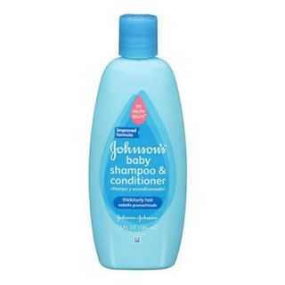 JOHNSON'S No More Tangles Shampoo + Conditioner, Thick/Curly Hair 13 oz (Pack of 6)