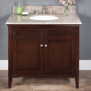 Ashford 36 Vanity Set with Backsplash and Single Sink