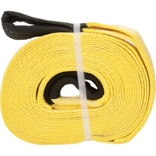 SmartStraps Heavy-Duty Recovery Tow Strap with Loop Ends — 30ft.L x 2in.W, 15,000-Lb. Breaking Strength, Model# 831  Tow Chains, Ropes   Straps