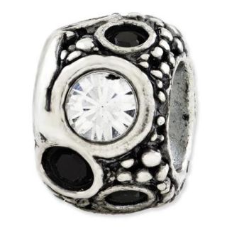 Sterling Silver Reflections Black &White Elements Bead