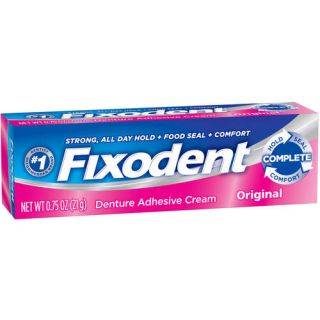 Fixodent Original Denture Adhesive Cream, 0. 75 Oz.