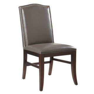 Sunpan 5West Maison Leather Brown Legs Dining Chairs (Set of 2)