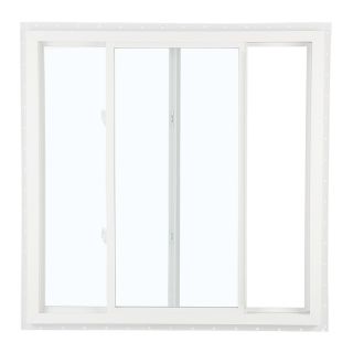 ReliaBilt 105 Series Left Operable Vinyl Double Pane Single Strength New Construction Sliding Window (Rough Opening 48 in x 36 in; Actual 47.5 in x 35.5 in)