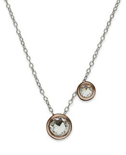 Studio Silver 18k Rose Gold over Sterling Silver and Sterling Silver