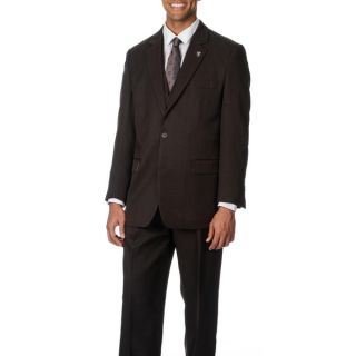 Stacy Adams Mens Brown 3 piece Vested Suit