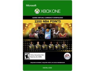 NBA Live 15:  2,200  NBA Points Xbox One [Digital Code]