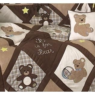 Sweet Jojo Designs  Teddy Bear Chocolate Collection 9pc Crib Bedding
