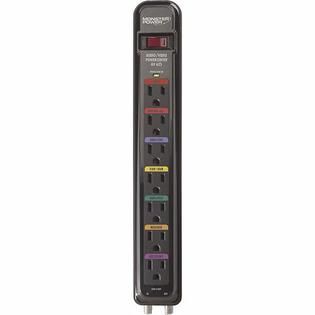 Monster Cable PowerCenter 7 Outlet Surge Protector   TVs & Electronics