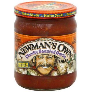 Newman's Own Roasted Garlic Salsa, 16 oz (Pack of 12)